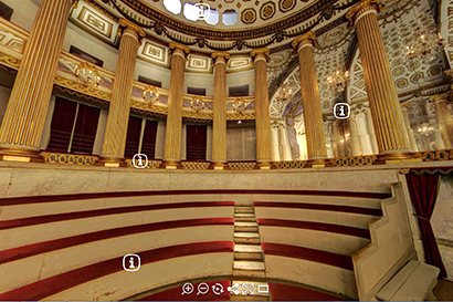 Virtual tour of Gustav King Gustav III's Theatre at Gripsholm Castle