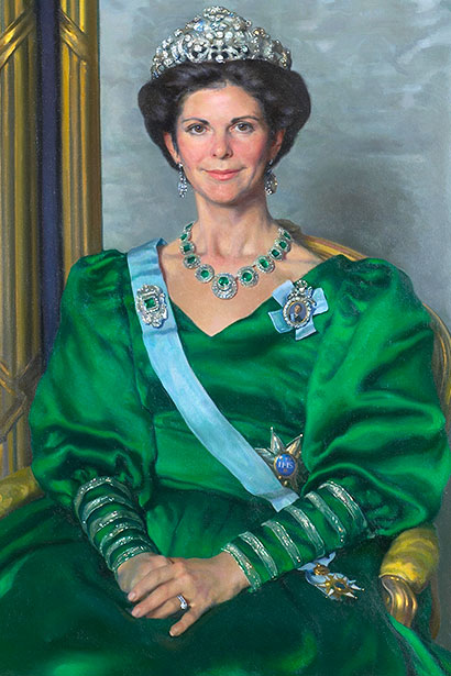 Silvia drottning kunglig historia Kungliga slottet drottningar drottningarna