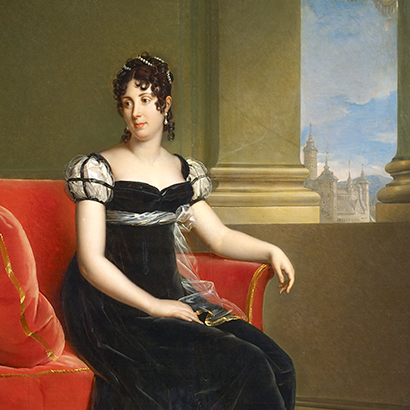 Crown Princess Desideria Desiree portrait by François Gerard the Bernadotte Gallery the Royal Palace